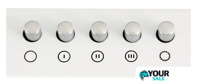 Кухонная вытяжка Krona JESSICA slim 600 white push button - Изображение №3 — Интернет-магазин Your Sale
