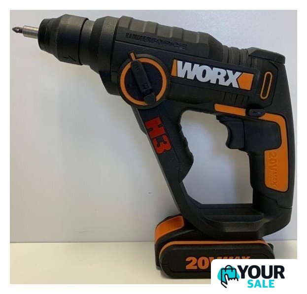 Перфоратор Worx WX390.1 (с 2-мя АКБ, кейс) - Изображение №3 — Интернет-магазин Your Sale