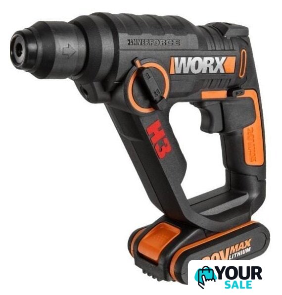 Перфоратор Worx WX390.1 (с 2-мя АКБ, кейс) - Изображение №1 — Интернет-магазин Your Sale