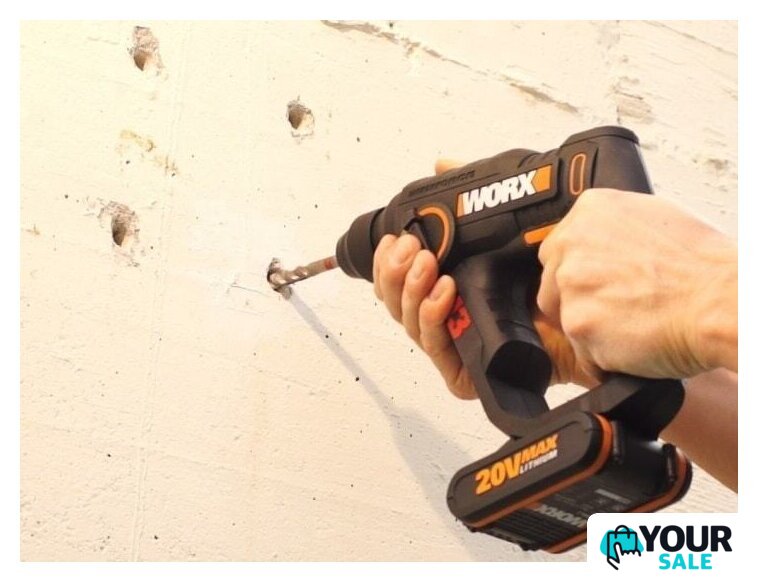 Перфоратор Worx WX390.1 (с 2-мя АКБ, кейс) - Изображение №7 — Интернет-магазин Your Sale