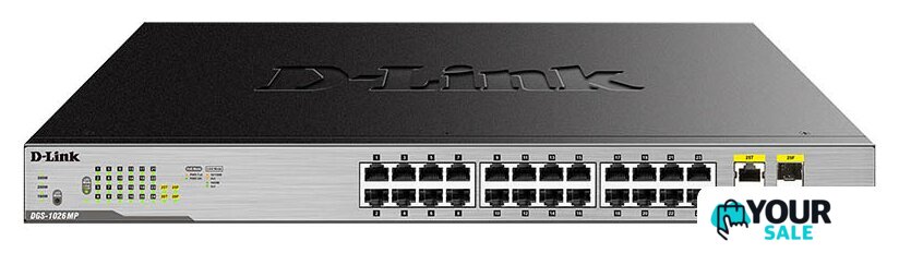 Неуправляемый коммутатор D-Link DGS-1026MP/A1A - Изображение №2 — Интернет-магазин Your Sale