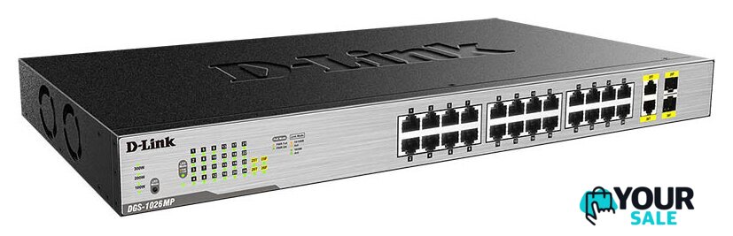 Неуправляемый коммутатор D-Link DGS-1026MP/A1A - Изображение №1 — Интернет-магазин Your Sale