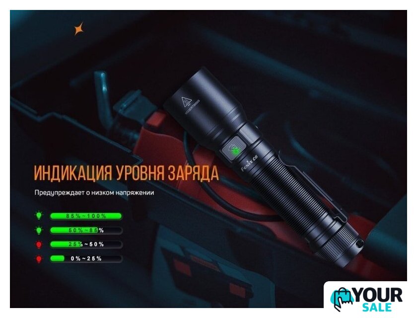 Фонарь Fenix C6 V3.0 - Изображение №7 — Интернет-магазин Your Sale