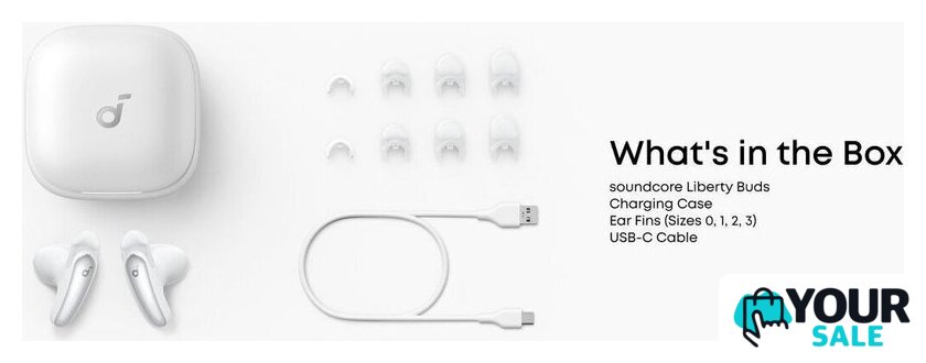 Наушники Anker Soundcore Liberty Buds (белый) - Изображение №7 — Интернет-магазин Your Sale