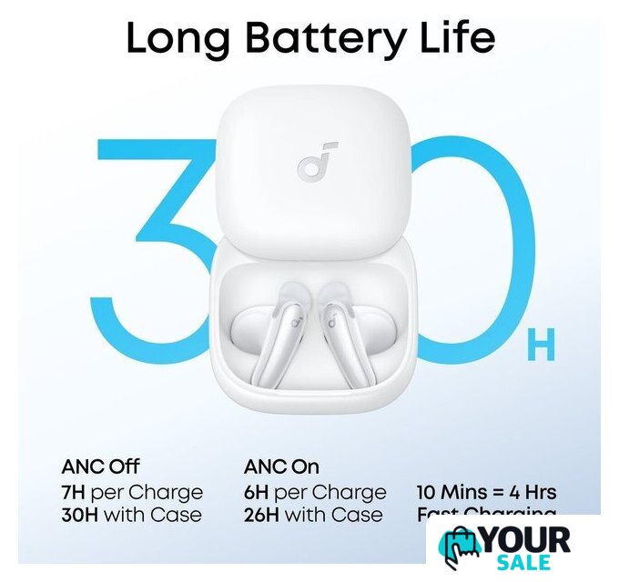 Наушники Anker Soundcore Liberty Buds (белый) - Изображение №9 — Интернет-магазин Your Sale