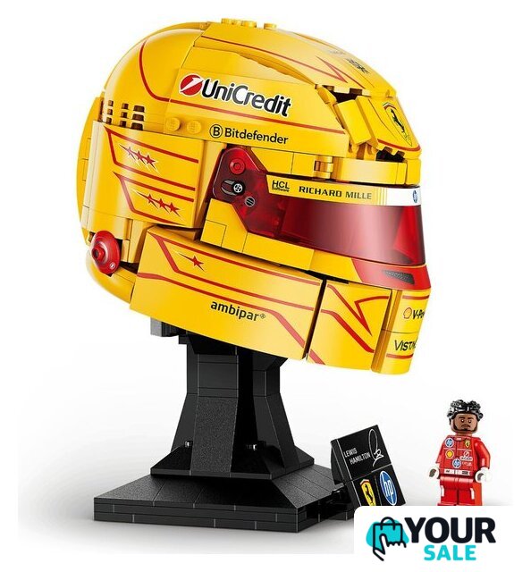 Конструктор LEGO Editions 43022 Шлем Льюиса Хэмилтона команды Scuderia Ferrari HP - Изображение №4 — Интернет-магазин Your Sale