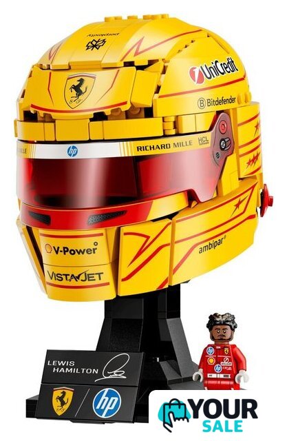 Конструктор LEGO Editions 43022 Шлем Льюиса Хэмилтона команды Scuderia Ferrari HP - Изображение №2 — Интернет-магазин Your Sale