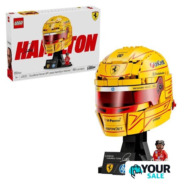 Конструктор LEGO Editions 43022 Шлем Льюиса Хэмилтона команды Scuderia Ferrari HP - Изображение №1 — Интернет-магазин Your Sale