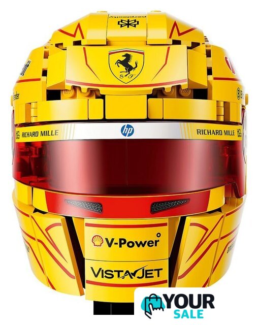 Конструктор LEGO Editions 43022 Шлем Льюиса Хэмилтона команды Scuderia Ferrari HP - Изображение №3 — Интернет-магазин Your Sale