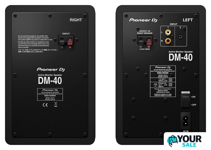 Монитор ближнего поля Pioneer DM-40 (черный) - Изображение №3 — Интернет-магазин Your Sale