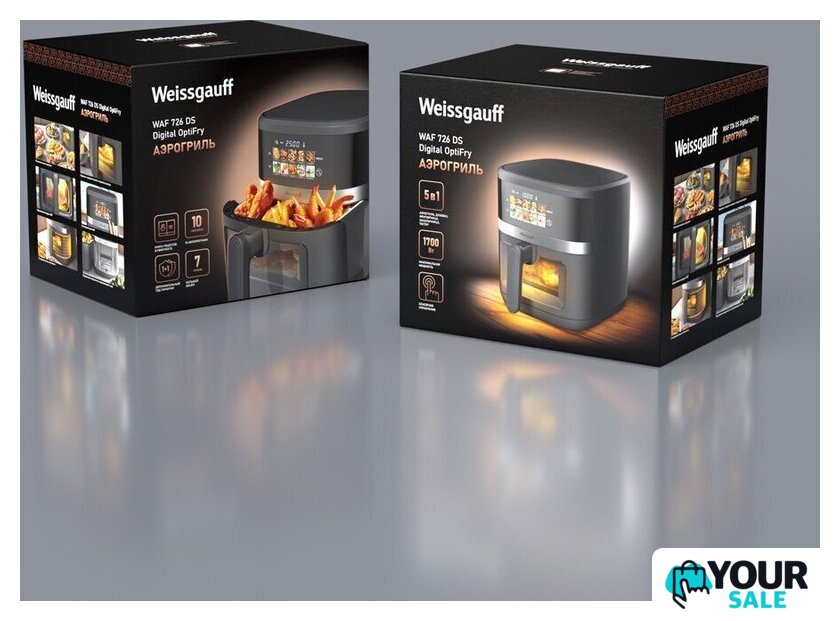 Аэрогриль (аэрофритюрница) Weissgauff WAF 726 DS Digital OptiFry - Изображение №30 — Интернет-магазин Your Sale