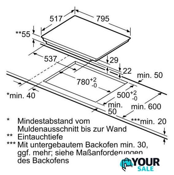 Варочная панель Siemens EX845LYC1E - Изображение №6 — Интернет-магазин Your Sale