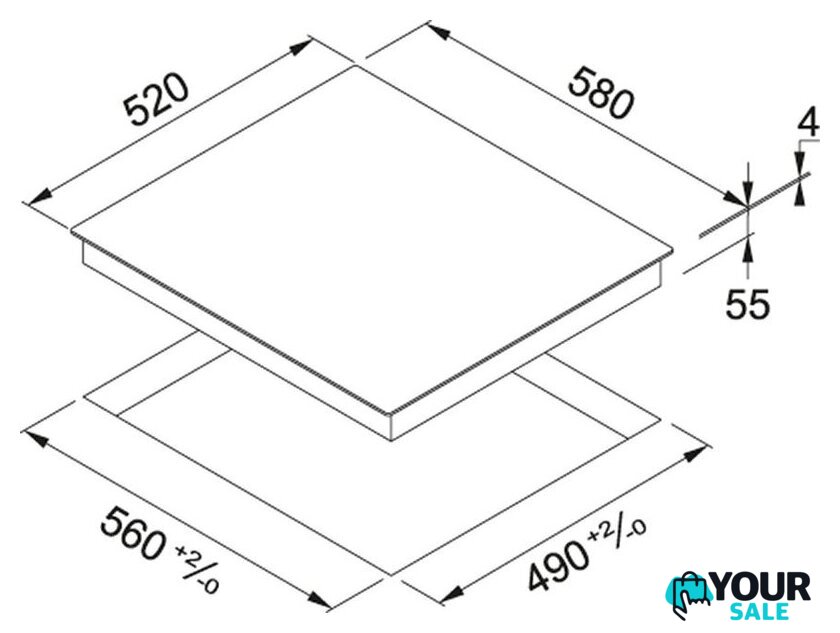 Варочная панель Franke FHSM 603 3I DZ BK - Изображение №2 — Интернет-магазин Your Sale
