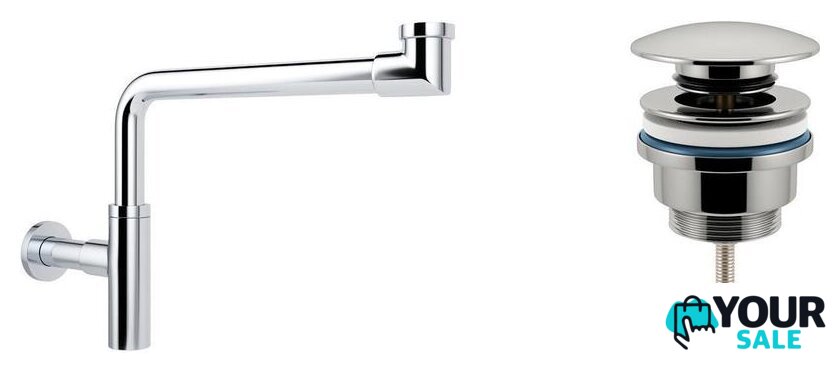 Сифон Wellsee Drainage System 182124003 (сифон, донный клапан, хром) - Изображение №1 — Интернет-магазин Your Sale