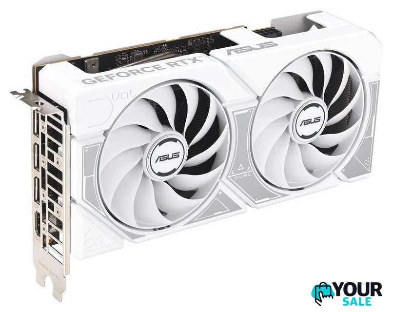 Видеокарта ASUS Dual GeForce RTX 5060 8GB GDDR7 White OC Edition DUAL-RTX5060-O8G-WHITE - Изображение №1 — Интернет-магазин Your Sale