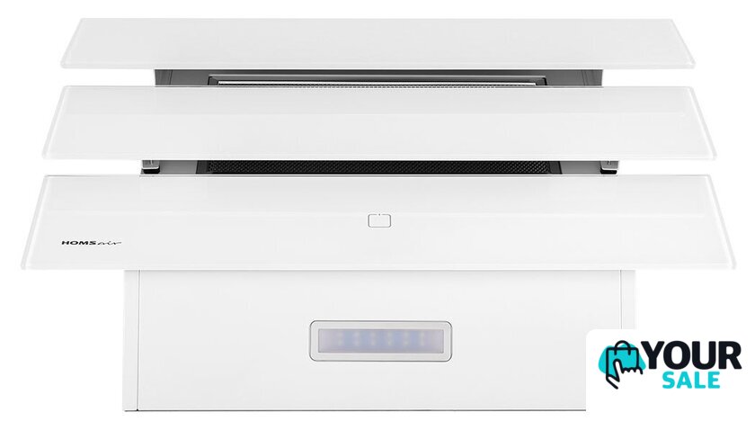Кухонная вытяжка HOMSair Vertical 60 Glass (белый) - Изображение №3 — Интернет-магазин Your Sale