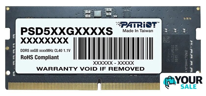 Оперативная память Patriot Signature Line 8ГБ DDR5 5600 МГц PSD58G560041S - Изображение №1 — Интернет-магазин Your Sale