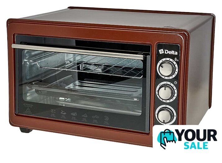 Мини-печь Delta D-0123 (коричневый) - Изображение №1 — Интернет-магазин Your Sale