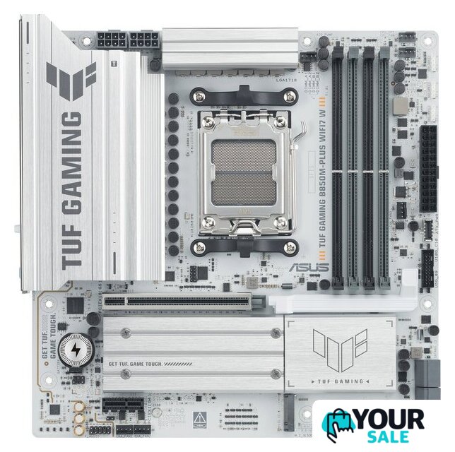 Материнская плата ASUS TUF Gaming B850M-Plus WiFi7 W - Изображение №1 — Интернет-магазин Your Sale