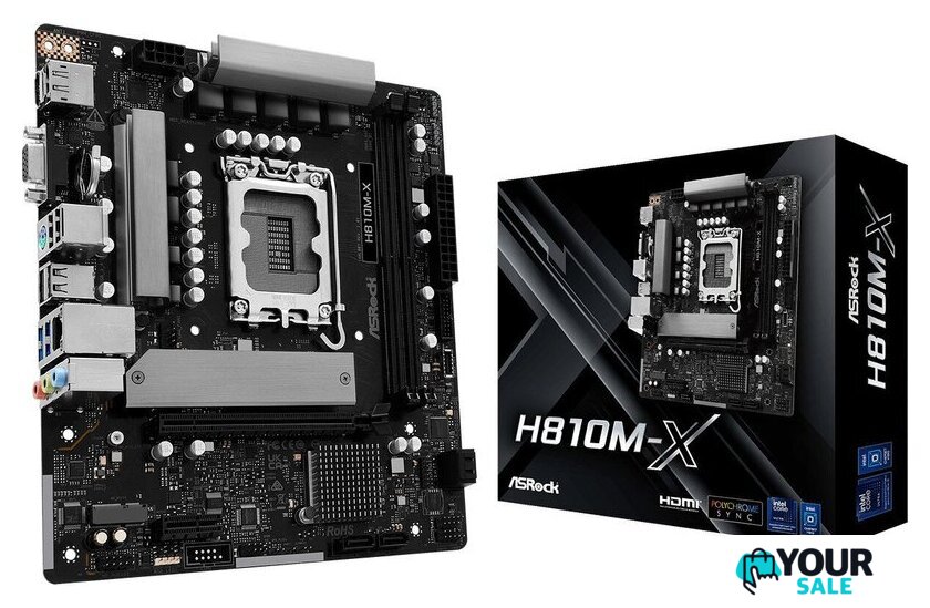 Материнская плата ASRock H810M-X - Изображение №5 — Интернет-магазин Your Sale