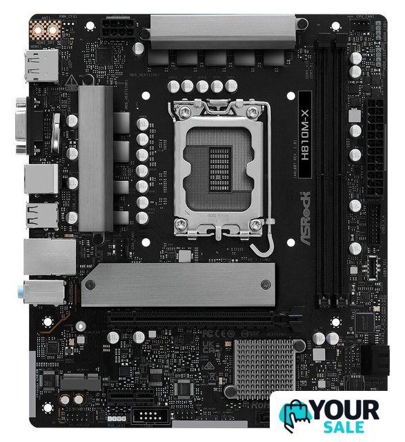 Материнская плата ASRock H810M-X - Изображение №1 — Интернет-магазин Your Sale