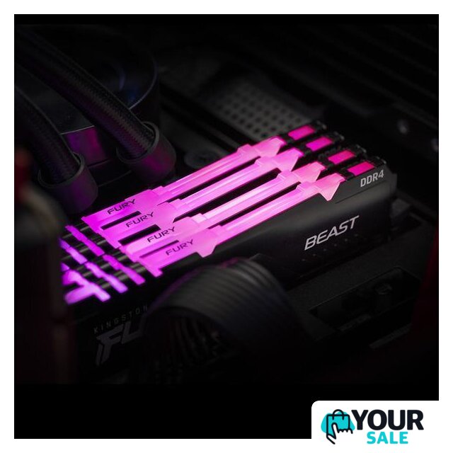 Оперативная память Kingston FURY Beast RGB 8ГБ DDR4 3200 МГц KF432C16BB2A/8 - Изображение №8 — Интернет-магазин Your Sale