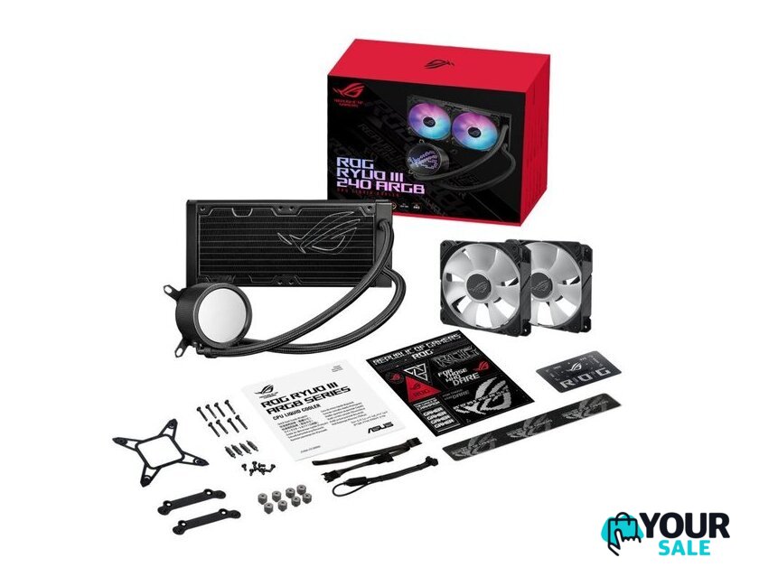 Система жидкостного охлаждения для процессора ASUS ROG Ryuo III 240 ARGB - Изображение №3 — Интернет-магазин Your Sale