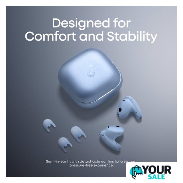 Наушники Anker Soundcore Liberty Buds (голубой) - Изображение №9 — Интернет-магазин Your Sale