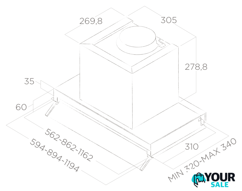 Кухонная вытяжка Elica Box In Plus IXGL/A/60 PRF0097795A - Изображение №3 — Интернет-магазин Your Sale