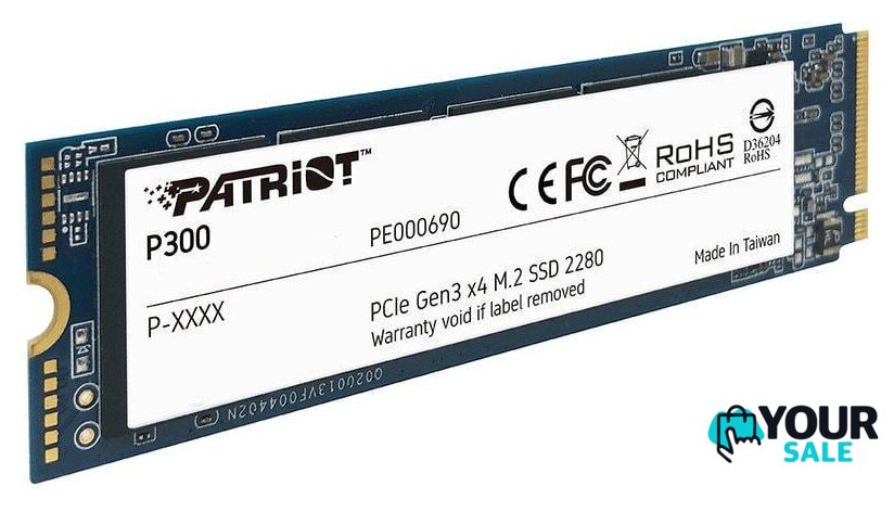 SSD Patriot P300 256GB P300P256GM28 - Изображение №4 — Интернет-магазин Your Sale