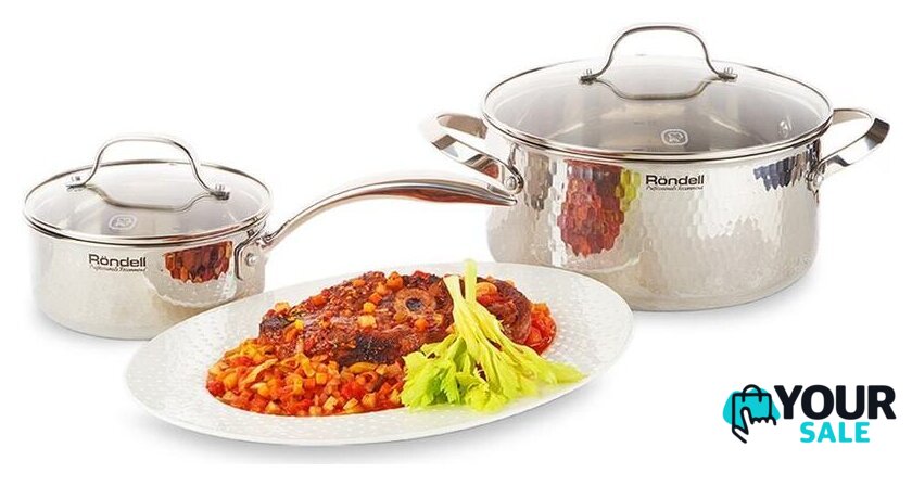 Кастрюля Rondell RainDrops RDS-1295 - Изображение №5 — Интернет-магазин Your Sale