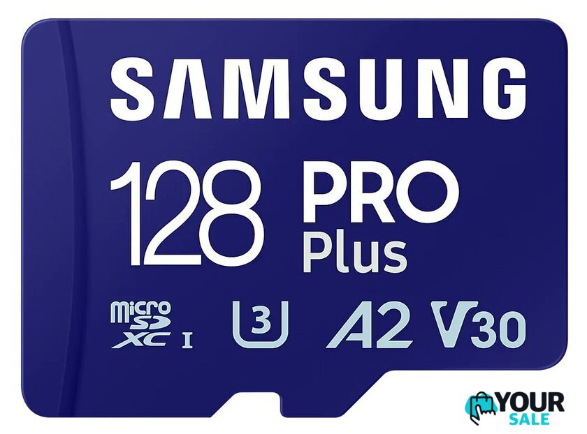Карта памяти Samsung PRO Plus microSDXC 128GB MB-MD128SA/EU (с адаптером) - Изображение №1 — Интернет-магазин Your Sale