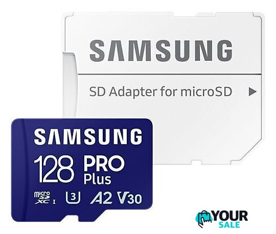 Карта памяти Samsung PRO Plus microSDXC 128GB MB-MD128SA/EU (с адаптером) - Изображение №4 — Интернет-магазин Your Sale