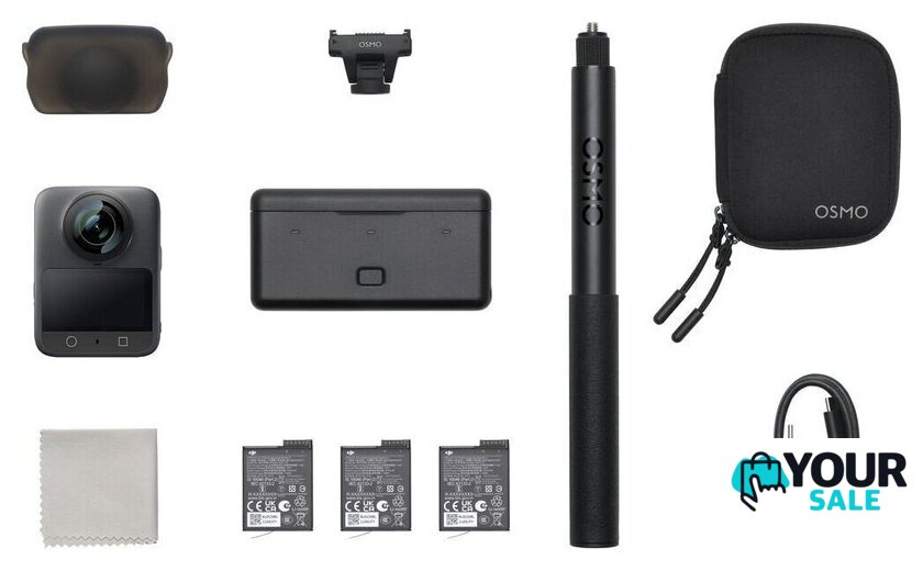 Экшен-камера DJI Osmo 360 Adventure Combo - Изображение №10 — Интернет-магазин Your Sale