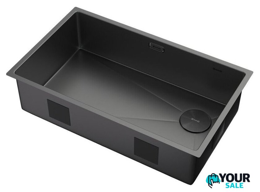 Кухонная мойка ZorG Zerox 74 U / IF Side SF Zurinox PVD Gunblack - Изображение №2 — Интернет-магазин Your Sale