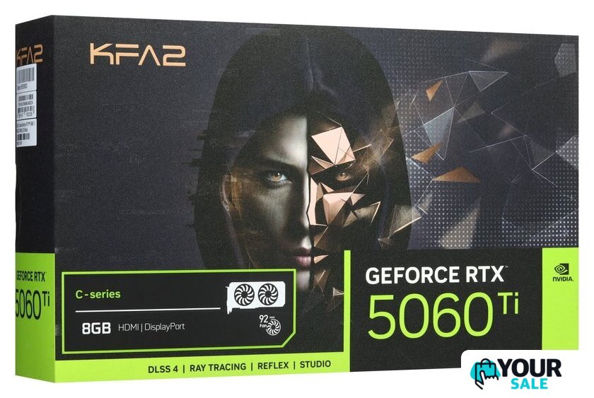 Видеокарта KFA2 GeForce RTX 5060 Ti C-Series OC 8GB 56ISN8MDABCK - Изображение №9 — Интернет-магазин Your Sale