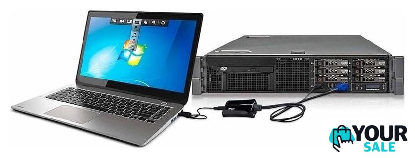 KVM переключатель Aten CV211CP - Изображение №3 — Интернет-магазин Your Sale