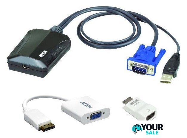 KVM переключатель Aten CV211CP - Изображение №1 — Интернет-магазин Your Sale