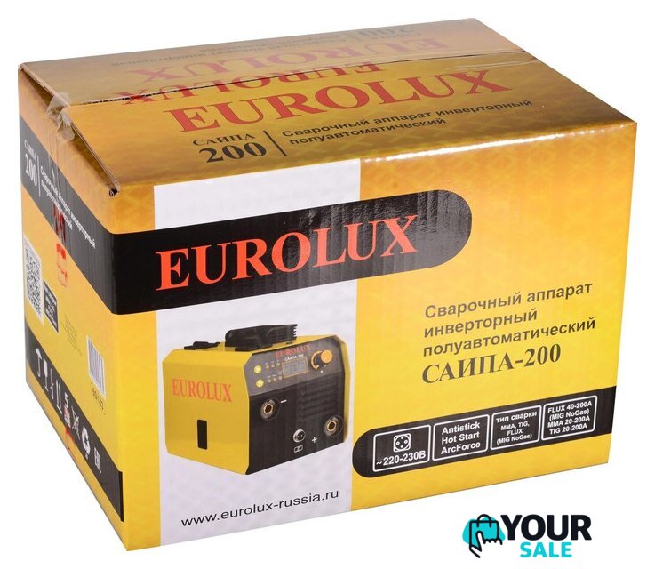 Сварочный инвертор Eurolux САИПА-200 65/143 - Изображение №9 — Интернет-магазин Your Sale