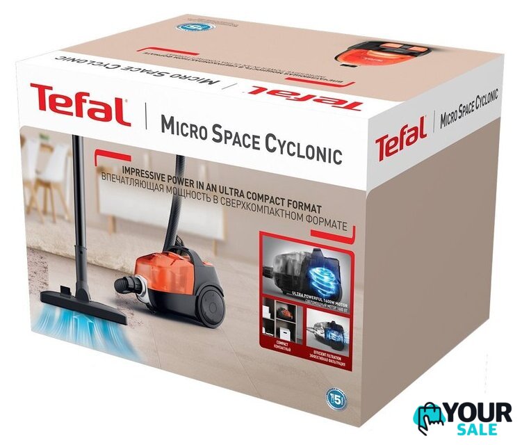 Пылесос Tefal Micro Space Cyclonic TW3235EA - Изображение №13 — Интернет-магазин Your Sale