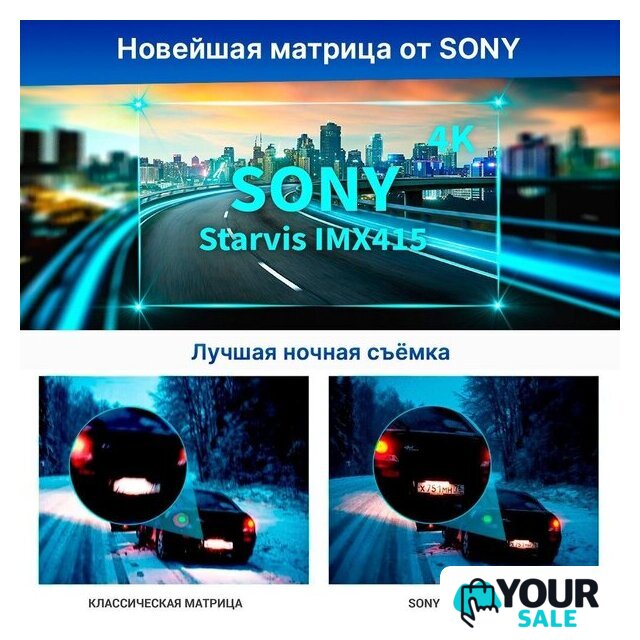 Видеорегистратор-GPS информатор (2в1) TrendVision TDR-725 Real 4K Max - Изображение №4 — Интернет-магазин Your Sale