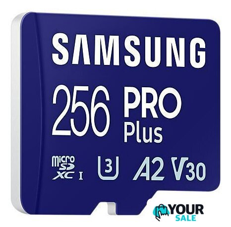 Карта памяти Samsung PRO Plus microSDXC 256GB MB-MD256SA/EU (с адаптером) - Изображение №3 — Интернет-магазин Your Sale