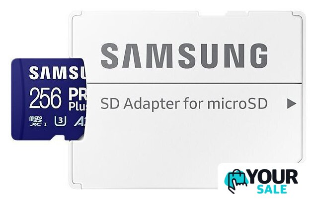 Карта памяти Samsung PRO Plus microSDXC 256GB MB-MD256SA/EU (с адаптером) - Изображение №5 — Интернет-магазин Your Sale