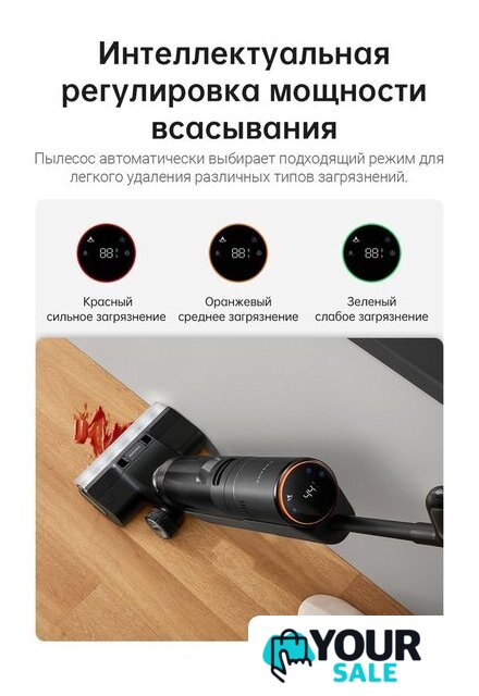 Вертикальный моющий пылесос Dreame H13 Pro Wet and Dry Vacuum (международная версия) - Изображение №19 — Интернет-магазин Your Sale