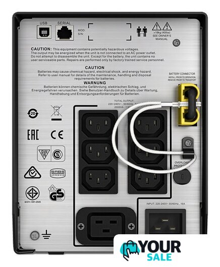 Источник бесперебойного питания APC Smart-UPS C 2000VA LCD 230V (SMC2000I) - Изображение №2 — Интернет-магазин Your Sale