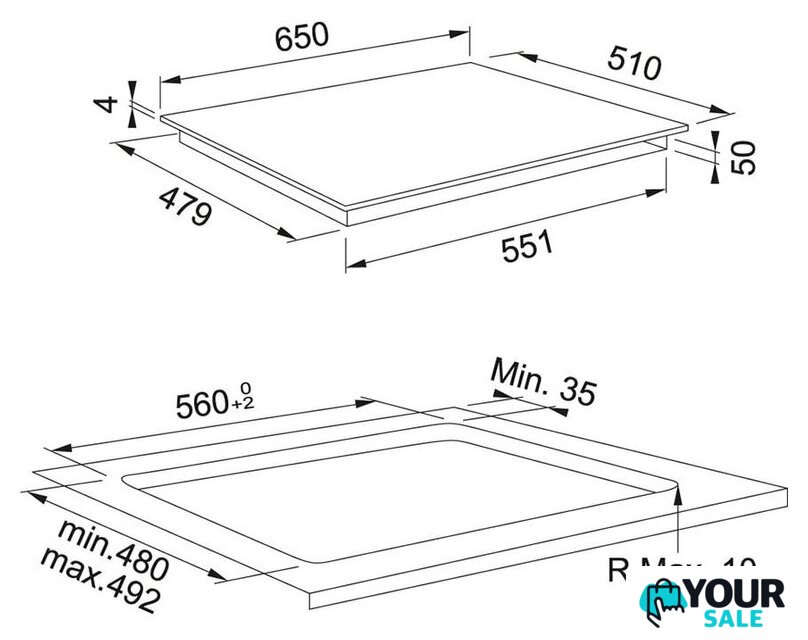 Варочная панель Franke FSM 654 I B BK - Изображение №3 — Интернет-магазин Your Sale