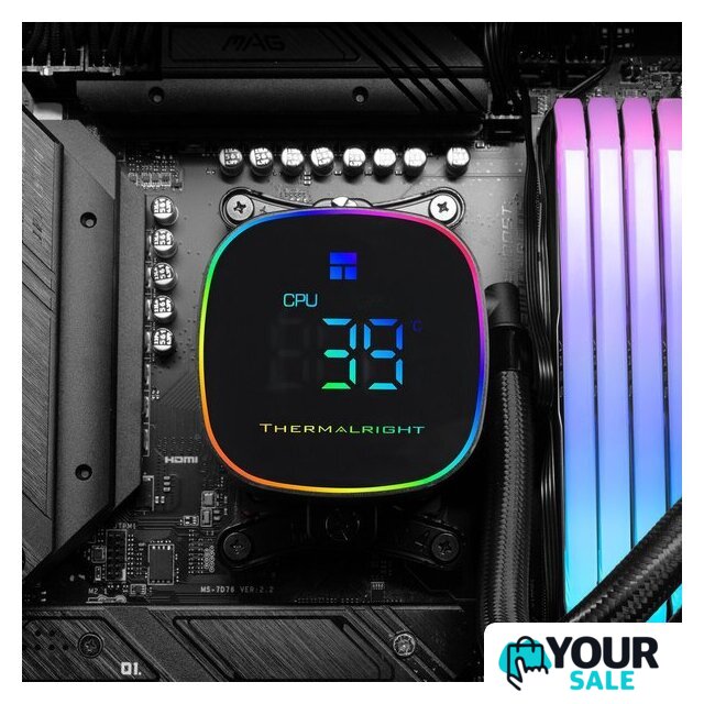 Система жидкостного охлаждения для процессора Thermalright Frozen Horizon 240 Digital ARGB (черный) - Изображение №7 — Интернет-магазин Your Sale