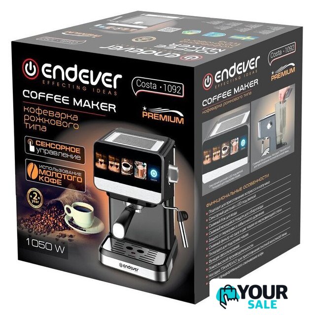 Рожковая кофеварка Endever Costa-1092 - Изображение №10 — Интернет-магазин Your Sale