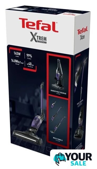 Пылесос Tefal XTREM Compact 2-в-1 TY1238WO - Изображение №5 — Интернет-магазин Your Sale