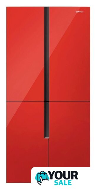Четырёхдверный холодильник CENTEK CT-1750 Red - Изображение №1 — Интернет-магазин Your Sale